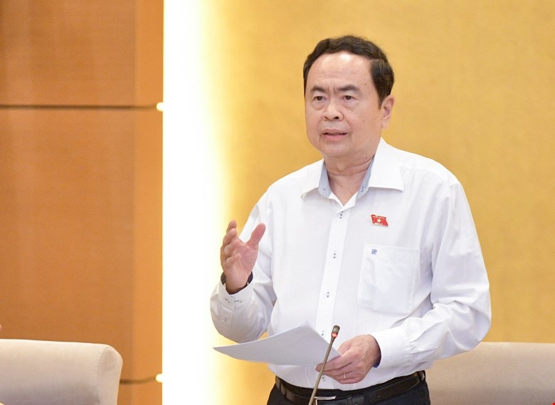 Phó Chủ tịch thường trực Quốc hội Trần Thanh Mẫn phát biểu tại phiên thảo luận