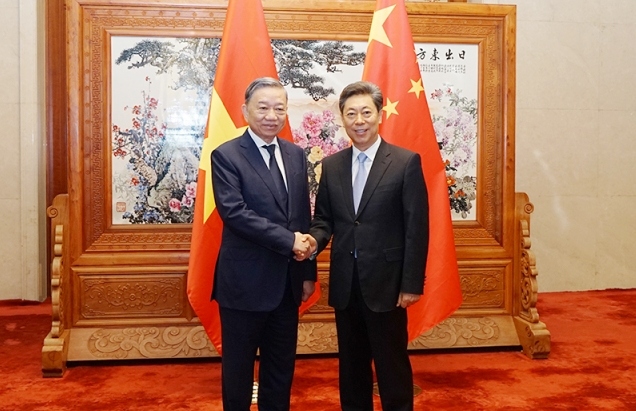 Bộ trưởng Tô Lâm và đồng chí Trần Văn Thanh