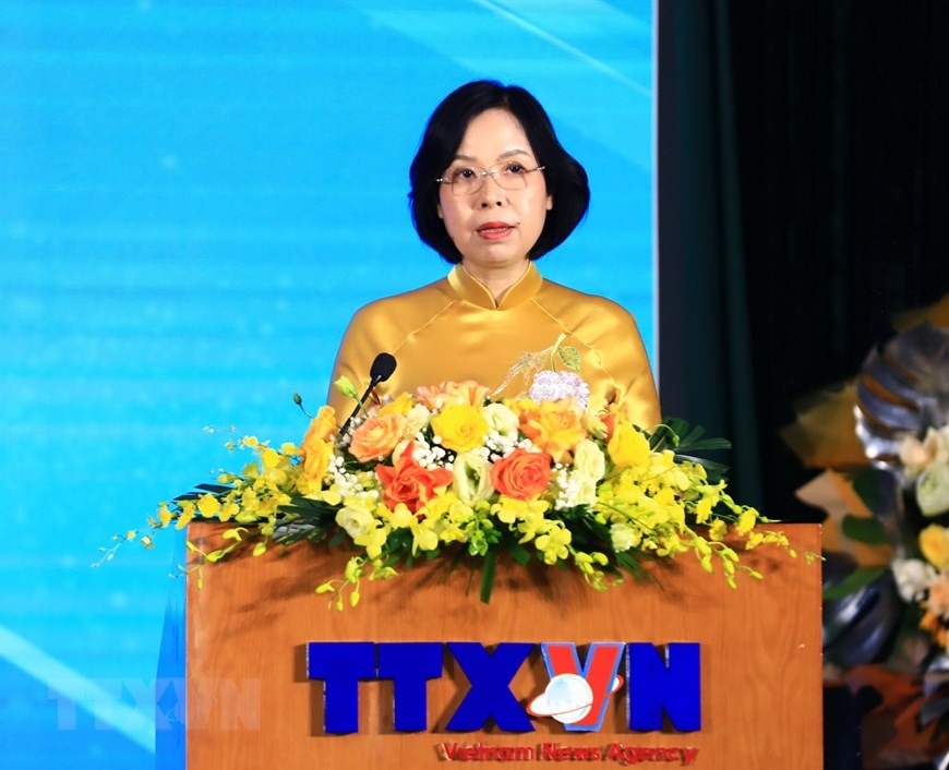 Bà Vũ Việt Trang, Tổng giám đốc Thông tấn xã Việt Nam.