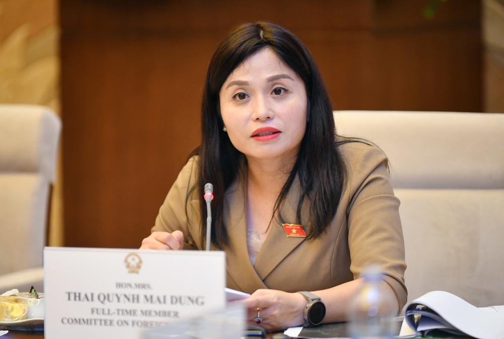 Bà Thái Quỳnh Mai Dung, Ủy viên Thường trực Ủy ban Đối ngoại của Quốc hội
