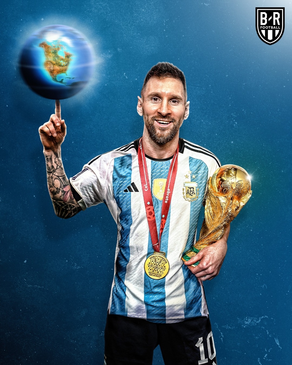 Lionel Messi tỏa sáng giúp ĐT Argentina ra quân thắng lợi ở Vòng loại World Cup 2026 khu vực Nam Mỹ. (Ảnh: Bleacher Reports)