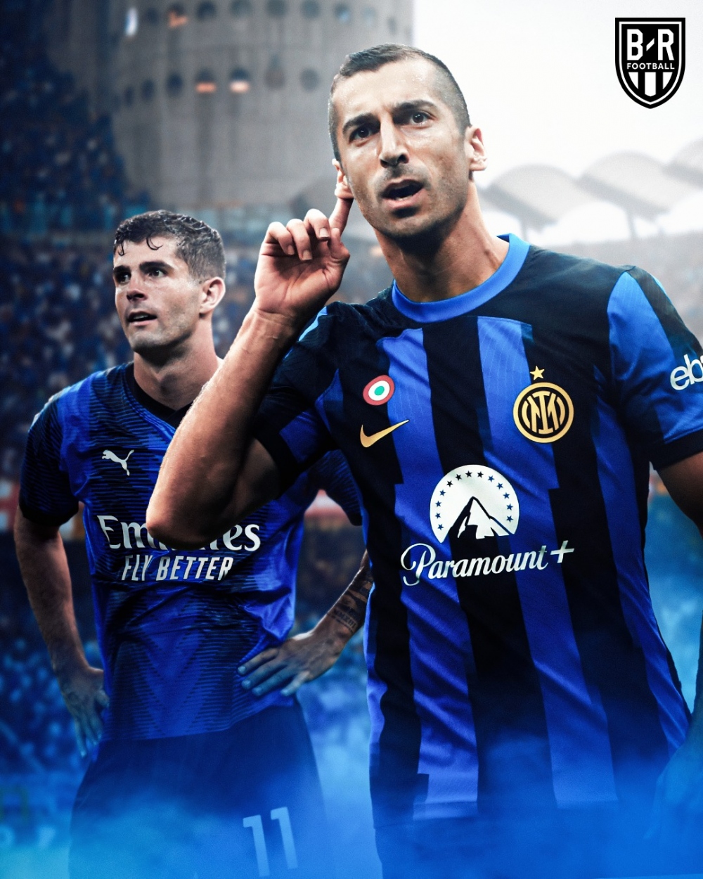 Inter "nhuộm xanh" thành Milan. (Ảnh: Bleacher Reports)