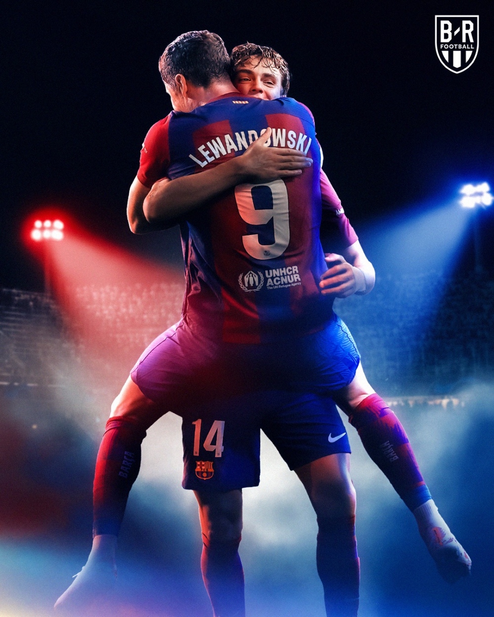 Barca liên tiếp ghi 5 bàn vào lưới đối thủ. (Ảnh: Bleacher Reports)