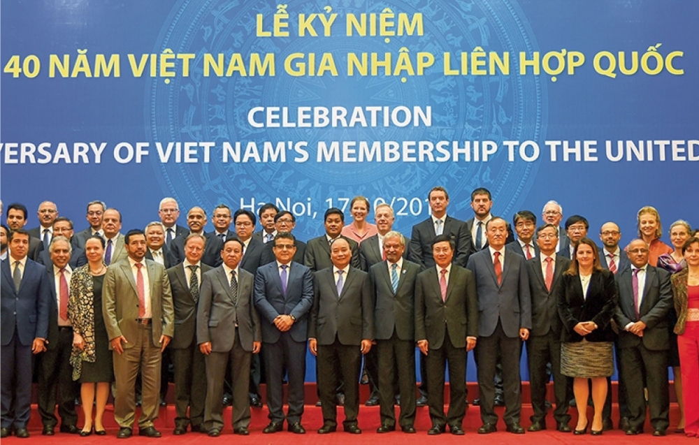 Lễ kỷ niệm 40 năm Việt Nam gia nhập Liên hợp quốc tại Hà Nội, tháng 10-2017
