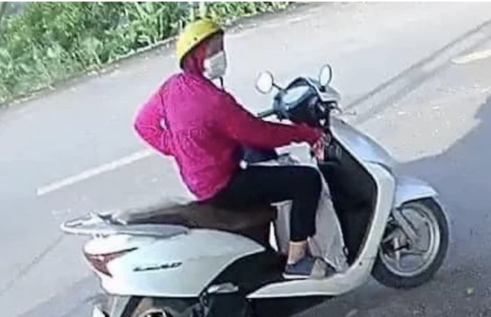 Hình ảnh Trang được camera ghi lại. (Ảnh: VTC News)