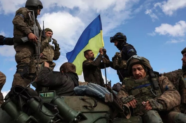 Binh lính Ukraine ở Donetsk. Ảnh: AFP