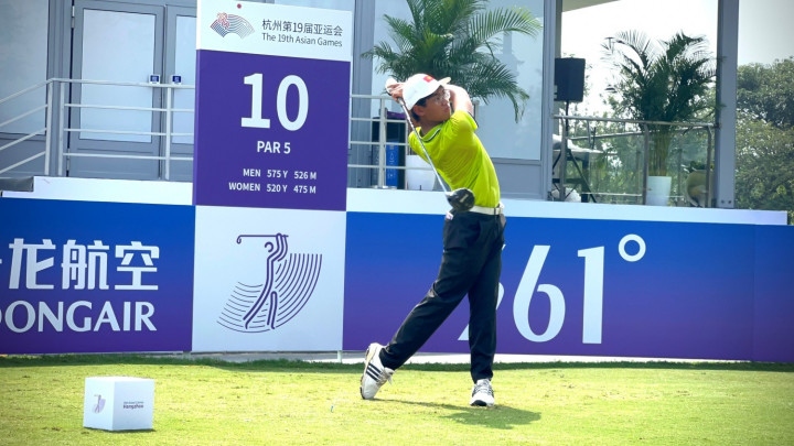 VĐV Lê Khánh Hưng có ngày thi đấu xuất sắc đạt thành tích (-6) (Ảnh: Golf News)