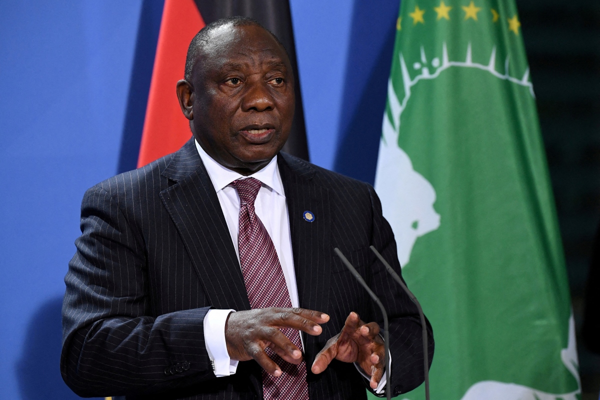 Tổng thống Nam Phi Cyril Ramaphosa. Ảnh: Reuters
