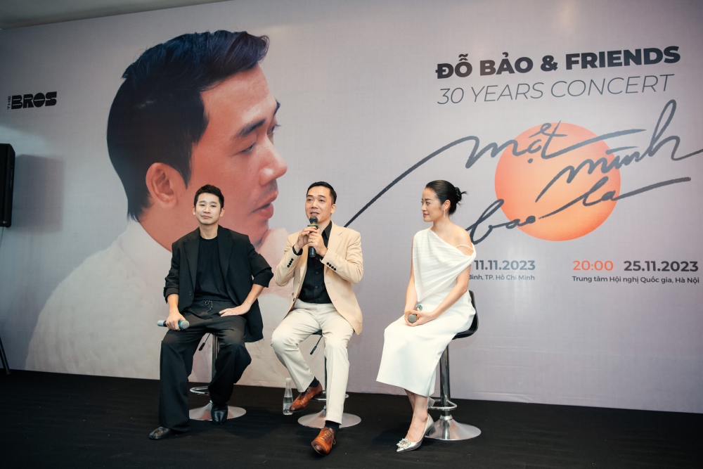 Nhạc sĩ Đỗ Bảo chia sẻ trong họp báo giới thiệu concert Đỗ Bảo &amp; Friends - Một mình bao la.