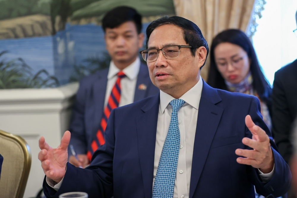 Thủ tướng Phạm Minh Chính làm việc với CEO của các doanh nghiệp, tập đoàn hàng đầu của Hoa Kỳ trong lĩnh vực bán dẫn.