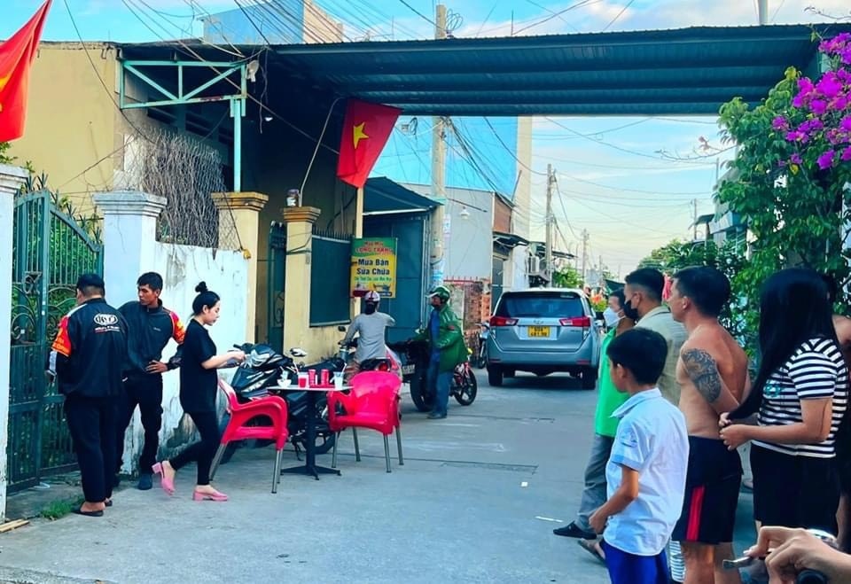 Khu nhà xảy ra vụ việc (Ảnh: Hồng Phúc)