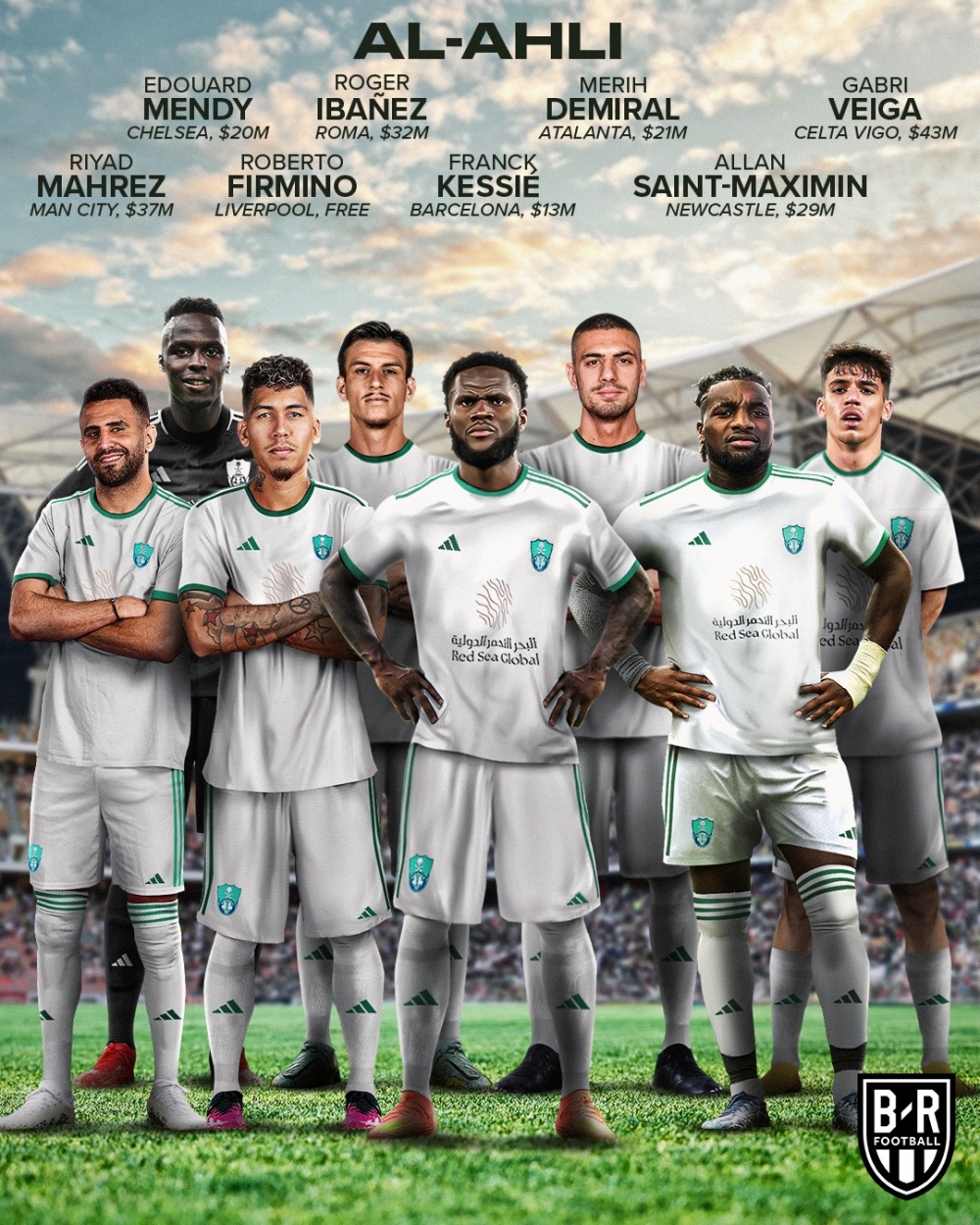 Dàn sao của Al Ahli. (Ảnh: Bleacher Reports)