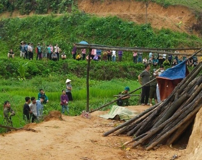 Hiện trường vụ việc. (Ảnh: Công an cung cấp)