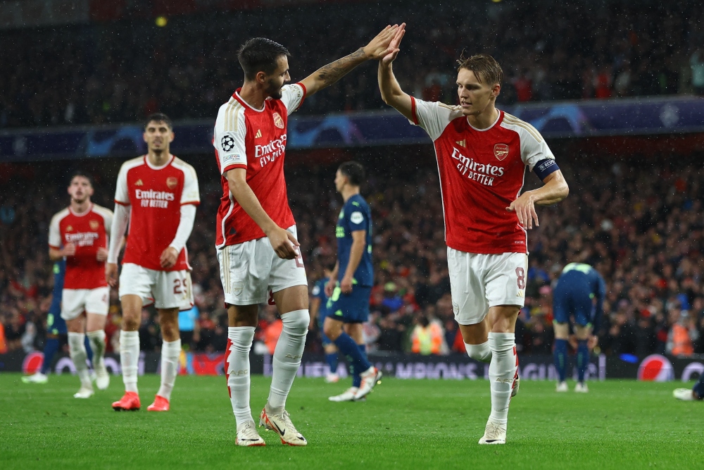 Thắng PSV Eindhoven 4-0, Arsenal dẫn đầu bảng B sau lượt trận ra quân tại Cúp C1 châu Âu 2023/2024.