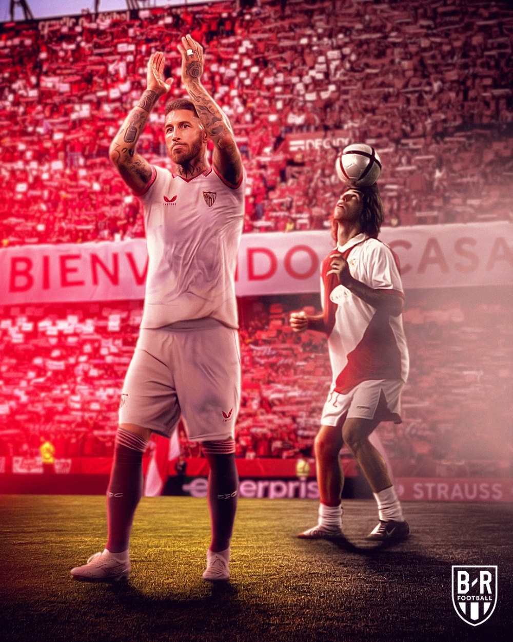 Sergio Ramos trở lại đội bóng cũ Sevilla. (Ảnh: Bleacher Report). 