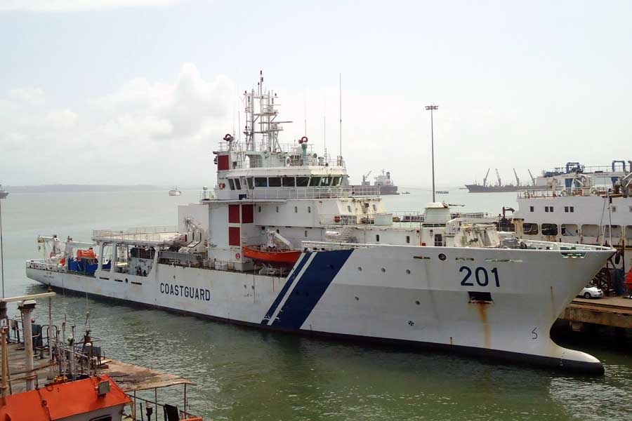 Tàu ICGS Samudra Prahari của Cảnh sát Biển Ấn Độ. Ảnh: Black Sea News