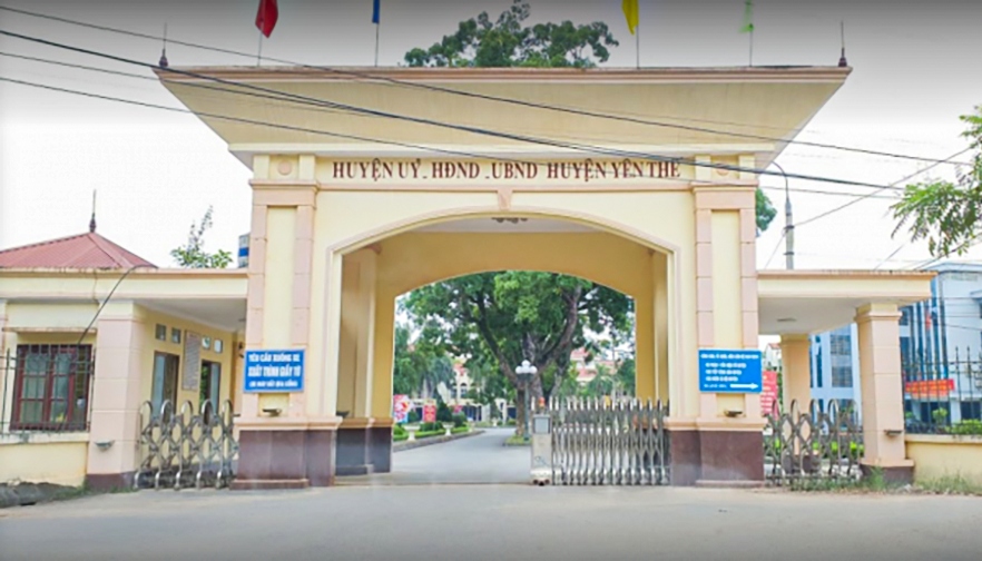 Trụ sở UBND huyện Yên Thế, tỉnh Bắc Giang