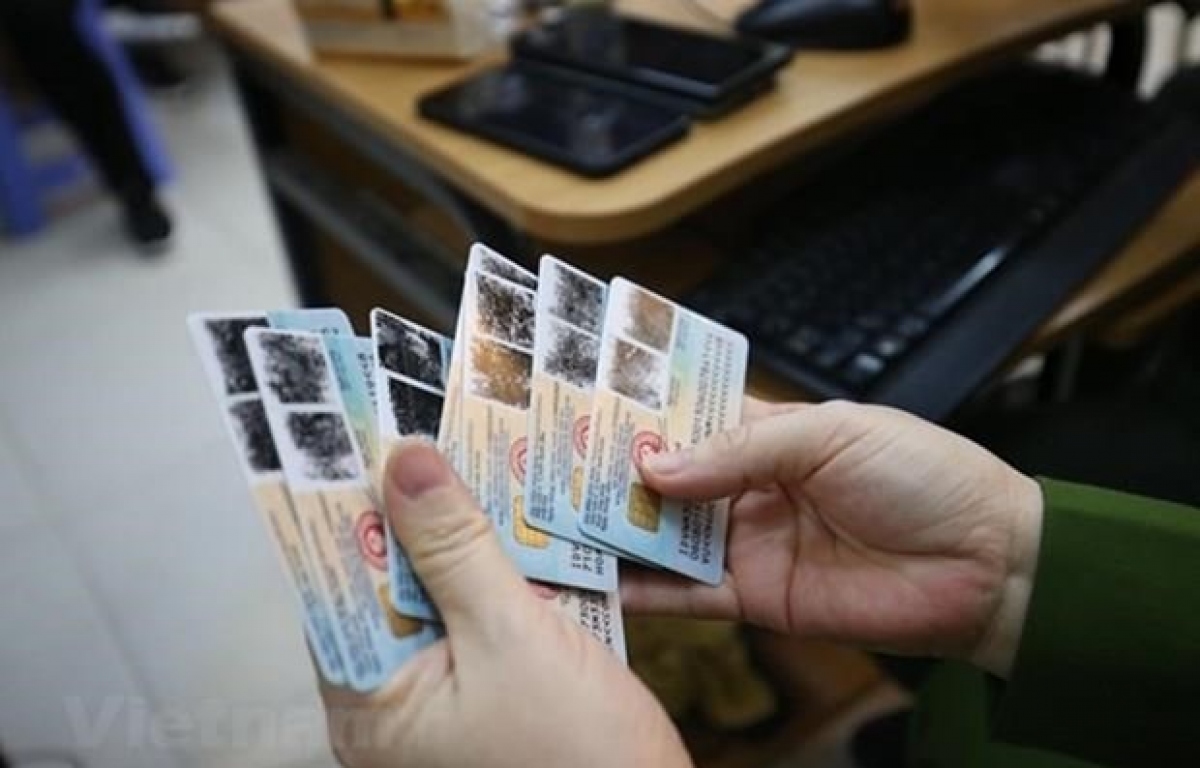 Căn cước Công dân gắn chip. (Nguồn: Vietnam+)