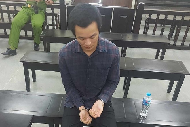 Bị cáo Cao Văn Khỏe tại phiên tòa