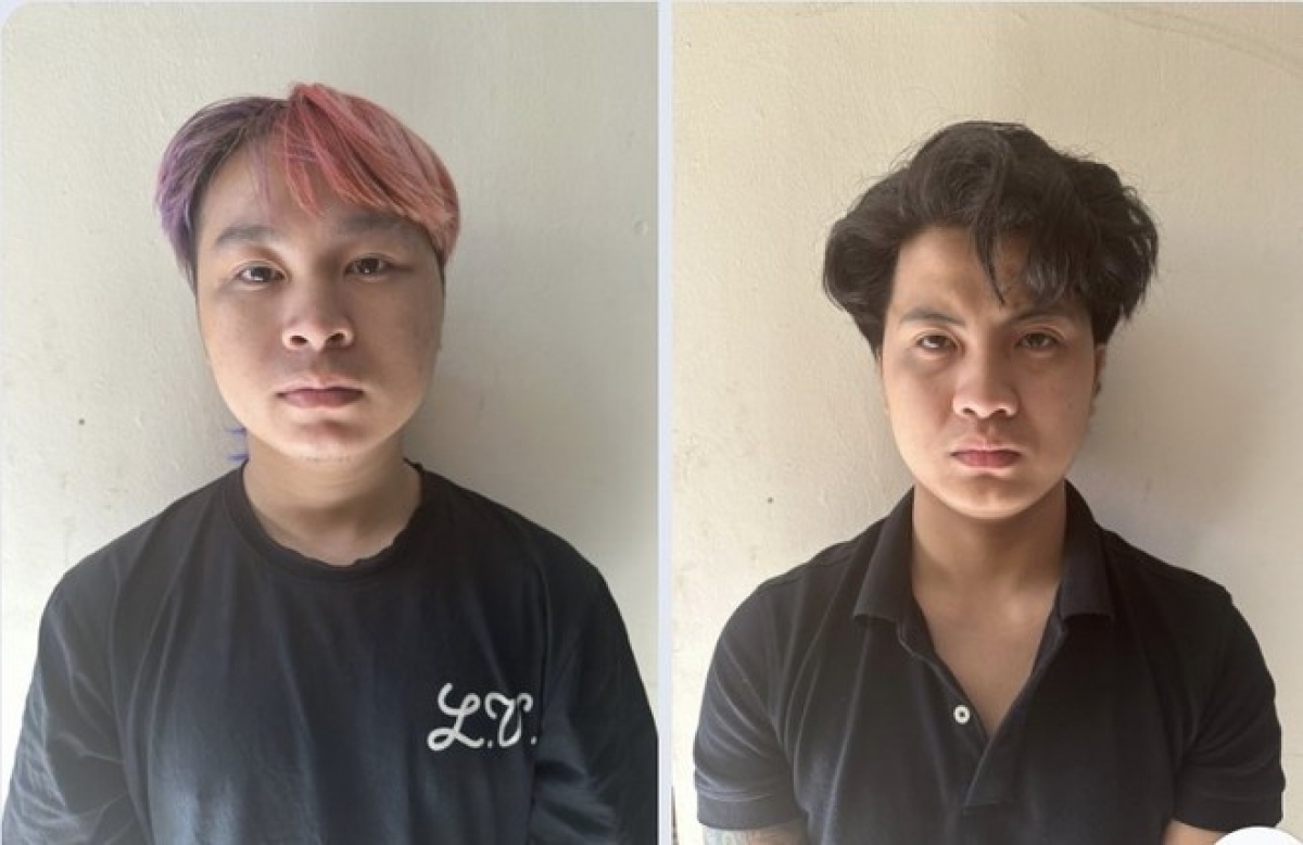 Giang và Chiến bị bắt giữ
