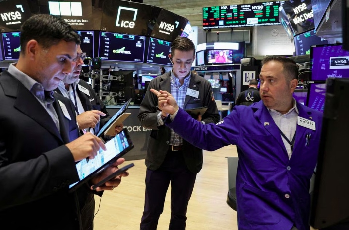 Sàn giao dịch chứng khoán New York (NYSE) hôm 11/9/2023 (Ảnh: REUTERS)