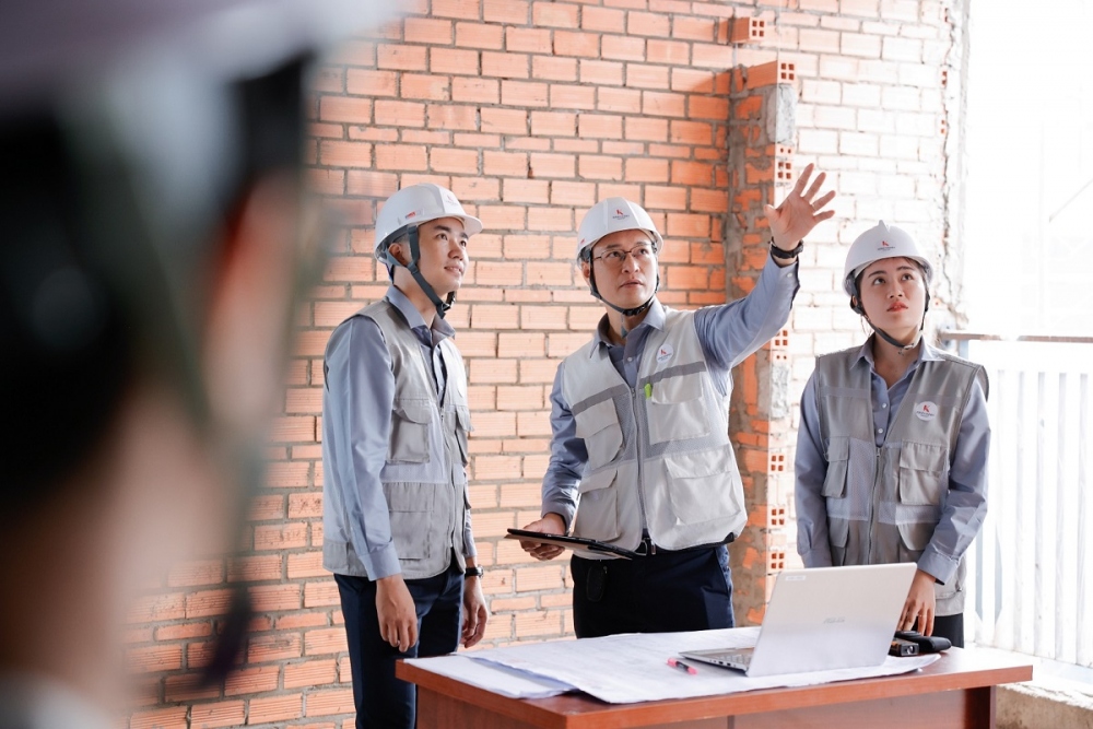 Công trình Legacy Prime được bảo chứng chất lượng xây dựng bởi Tập đoàn Hòa Bình