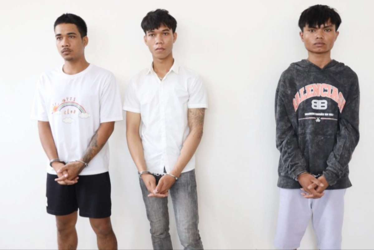 Ba người liên quan vụ cướp ngân hàng (Ảnh: Minh Nhật).