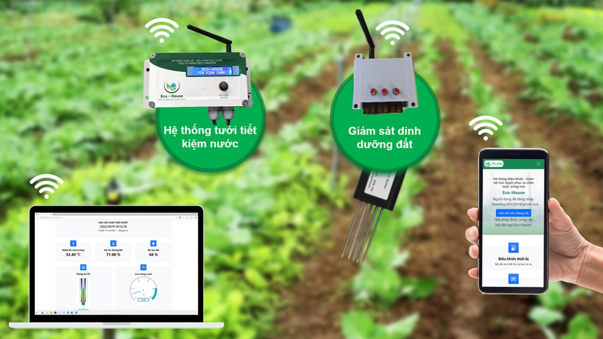 Dự án “Giải pháp nền nông nghiệp xanh” (ECO-HOUSE) được nhà trường kết nối chuyển giao cho doanh nghiệp