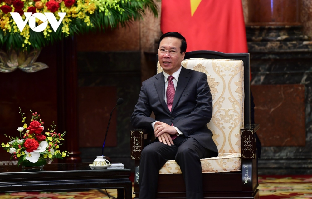 Chủ tịch nước Võ Văn Thưởng nhấn mạnh, Đảng và Nhà nước, nhân dân Việt Nam luôn trân trọng sự ủng hộ, giúp đỡ quý báu của Cuba trong thời chiến, cũng như trong thời bình.