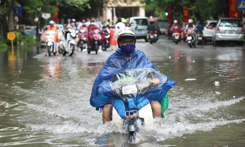 Mưa lớn ở Bắc Bộ và Bắc Trung Bộ