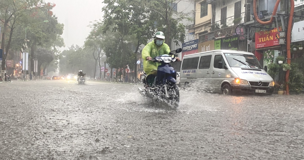 Mưa lớn ở khu vực Trung Bộ, Tây Nguyên và Nam Bộ