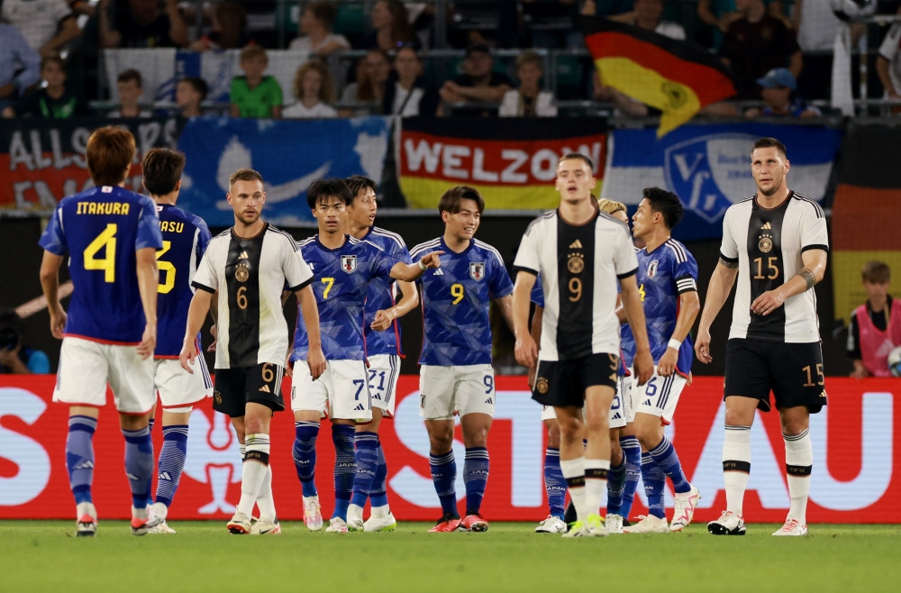 Sau thất bại 1-2 ở World Cup 2022, ĐT Đức tiếp tục "ôm hận" khi tái ngộ ĐT Nhật Bản trong trận giao hữu trên sân nhà Volkswagen Arena.