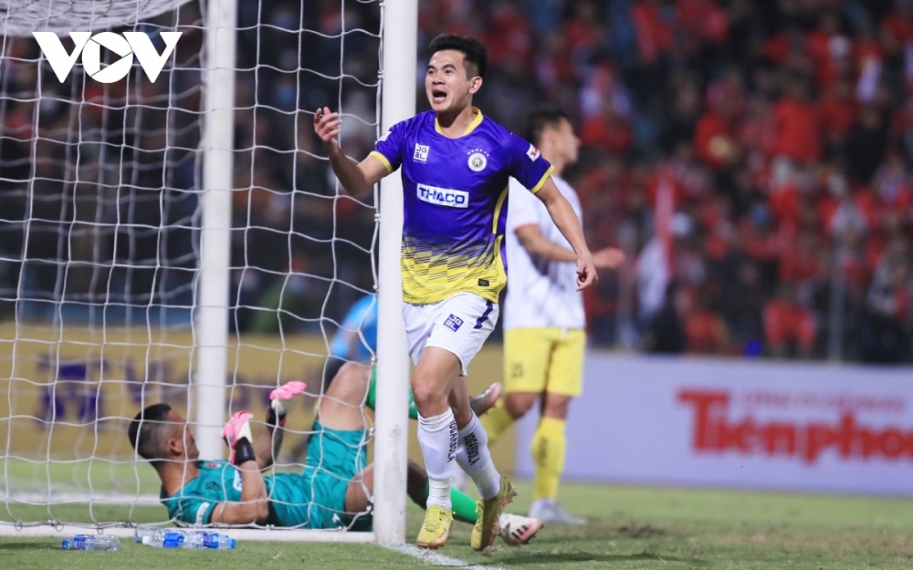 Văn Kiên được xem là công thần của Hà Nội FC (Ảnh: Hoài Thương)