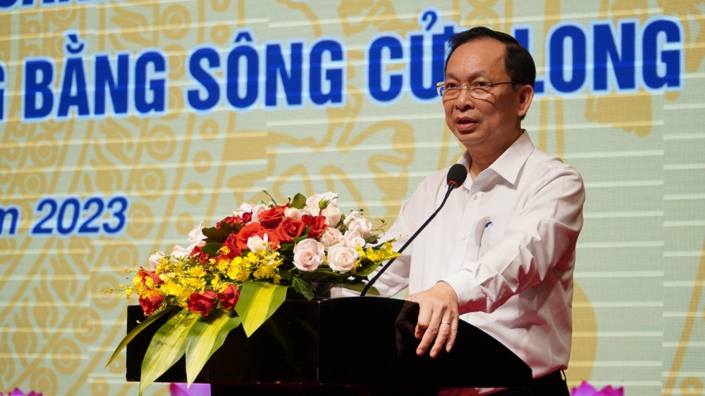 Phó Thống đốc Đào Minh Tú phát biểu tại Hội nghị - Ảnh: Thời báo Ngân hàng