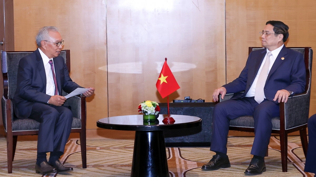 Đại diện lãnh đạo các doanh nghiệp đánh giá Việt Nam là thị trường rất tiềm năng, hấp dẫn cho các doanh nghiệp đầu tư kinh doanh và tiêu thụ hàng hóa, các sản phẩm chất lượng - Ảnh: VGP/Nhật Bắc