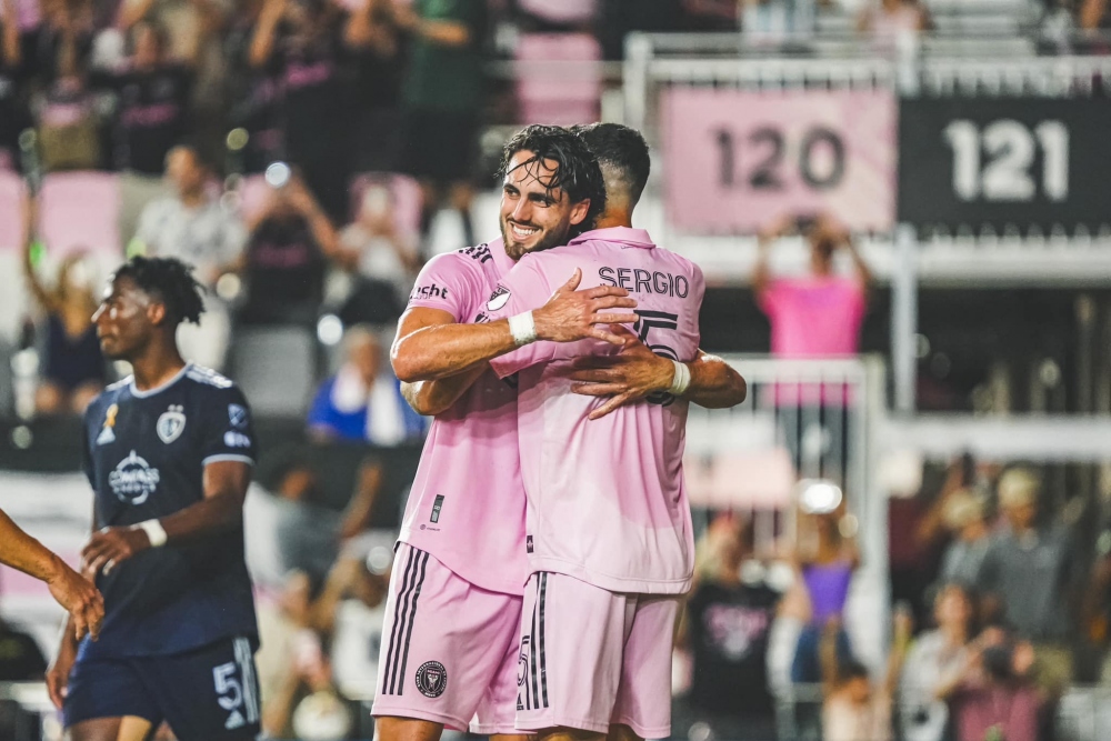 Inter Miami thắng Sporting Kansas City 3-2. (Ảnh: CLB)