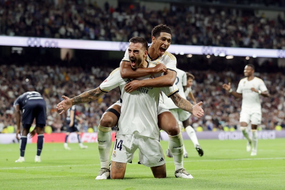 Joselu ghi bàn thắng quý giá cho Real Madrid (Ảnh: Getty)
