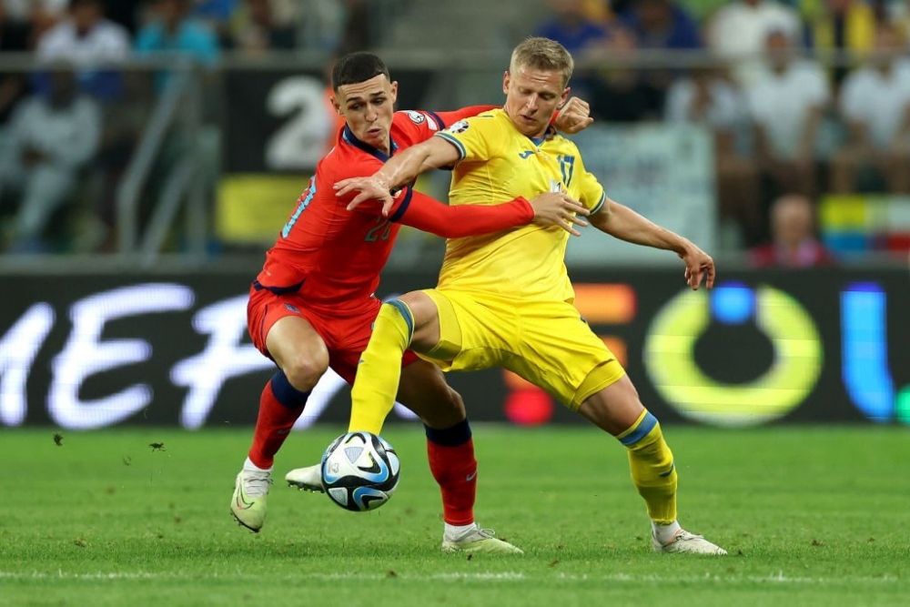 ĐT Anh bị ĐT Ukraine cầm chân (Ảnh: Getty)