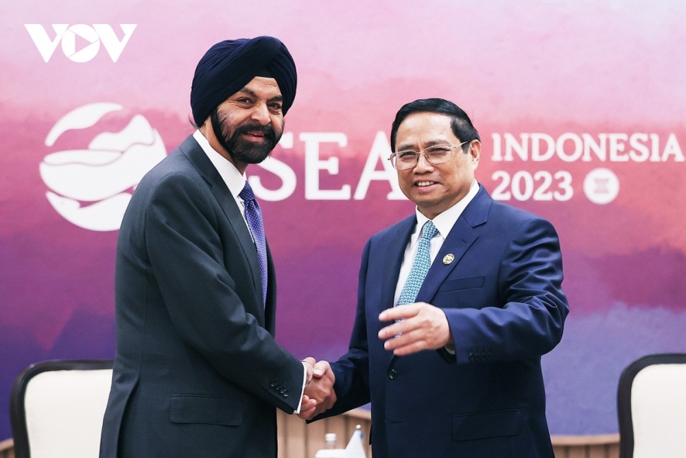 Thủ tướng Chính phủ Phạm Minh Chính chúc mừng ông Ajay Banga được giao trọng trách Chủ tịch Ngân hàng Thế giới nhiệm kỳ 2023-2028