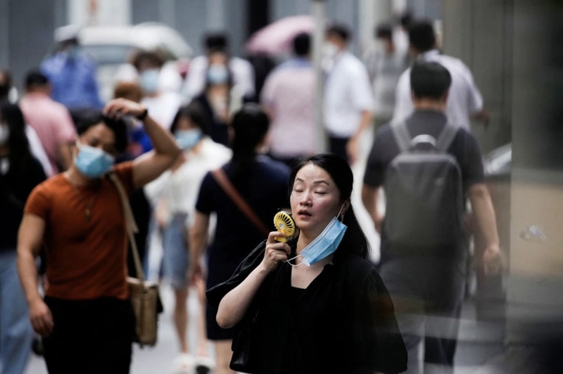 Nhiệt độ trung bình mùa Hè năm nay ở Trung Quốc cao thứ hai trong lịch sử. Ảnh minh họa: Reuters