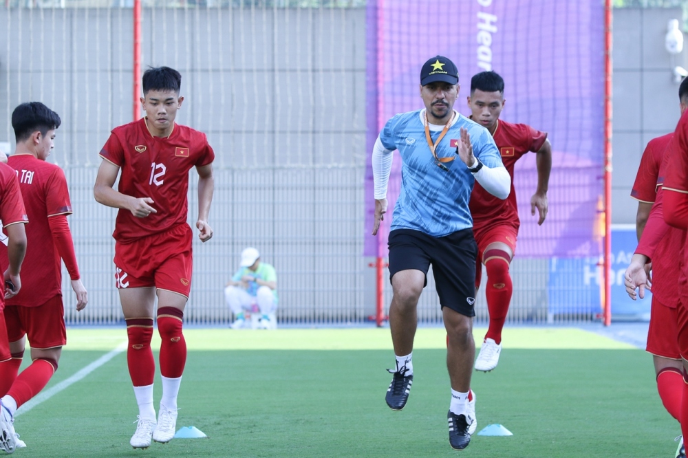 Hôm nay (18/9), Olympic Việt Nam có buổi tập cuối cùng trước trận ra quân tại ASIAD 19 gặp Olympic Mông Cổ.