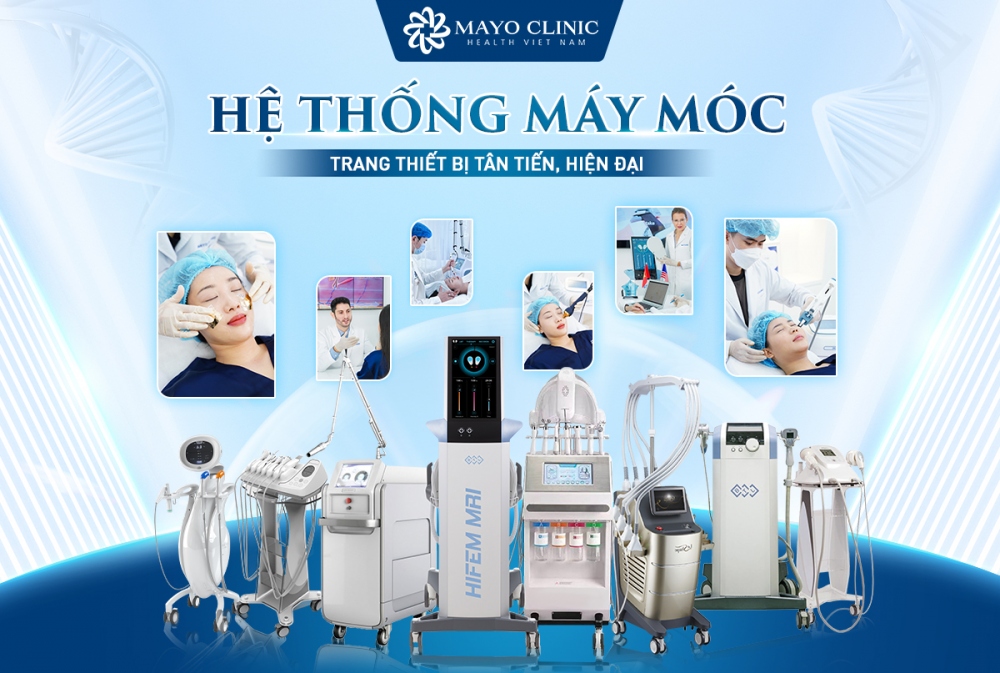 Hệ thống trang thiết bị, máy móc hiện đại tối tân bậc nhất