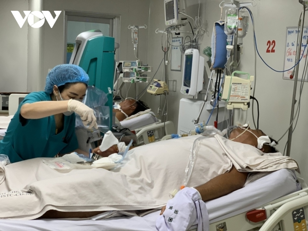 Bệnh nhân điều trị sốt xuất huyết (Ảnh minh họa)