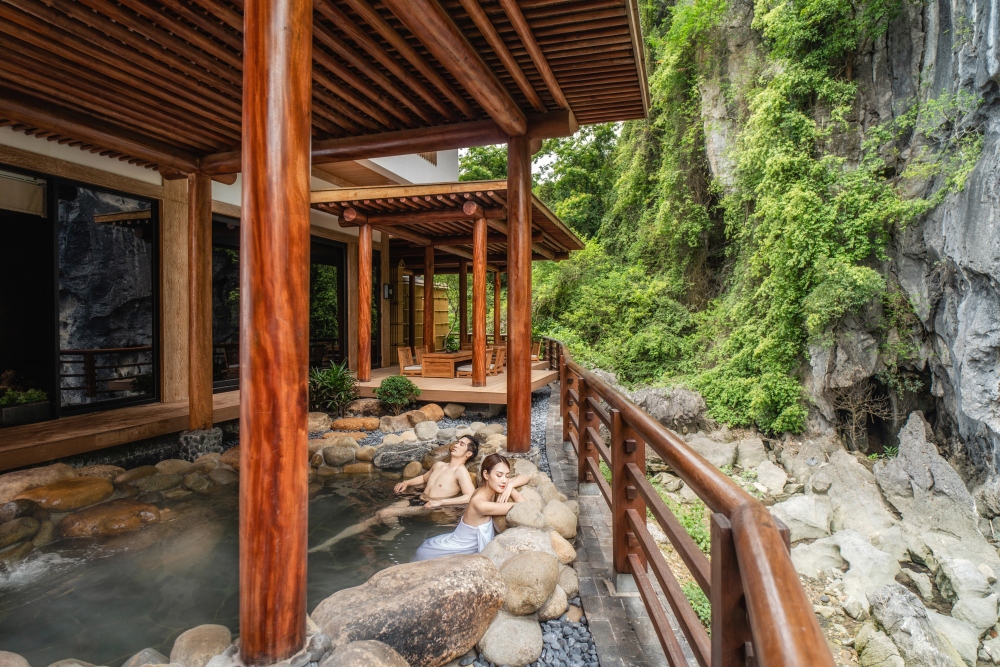 Khu villa mới đem dòng khoáng nóng tự nhiên giàu giá trị của Quang Hanh dẫn mạch vào từng căn biệt thự