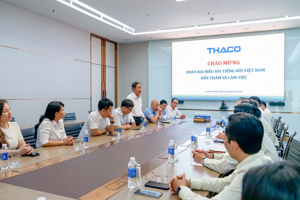 Ông Phạm Tấn Tư bày tỏ sự ấn tượng với sự phát triển vượt bậc của THACO