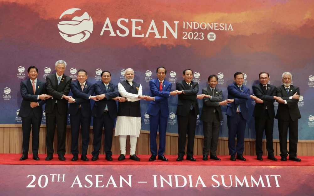 Thủ tướng Ấn Độ Modi dự Thượng đỉnh ASEAN-Ấn Độ 2023. Ảnh: The Hindu.