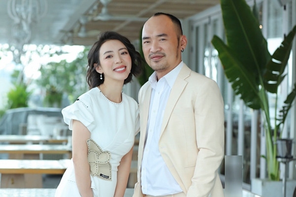 Vợ chồng Thu Trang - Tiến Luật.