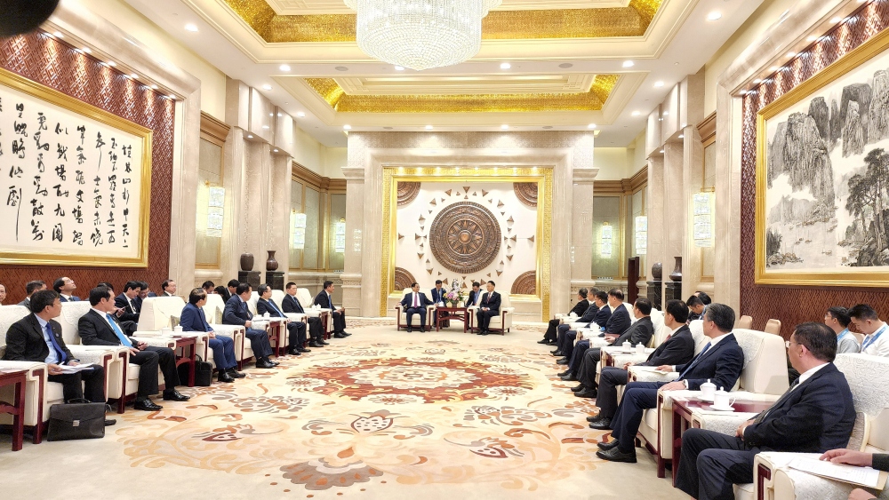 Quang cảnh buổi tiếp.