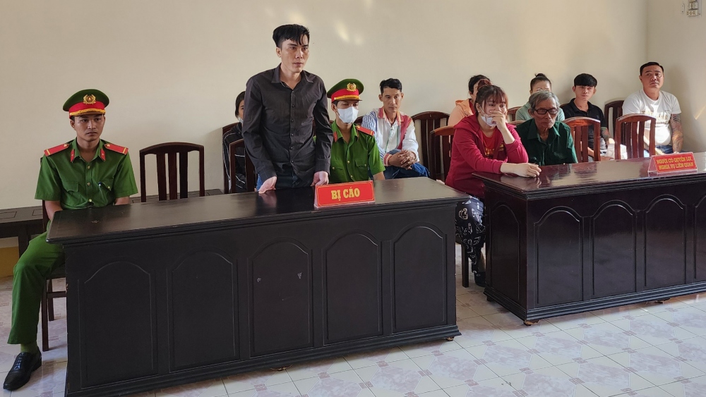 Bị cáo Hồ Văn Được trước tòa.