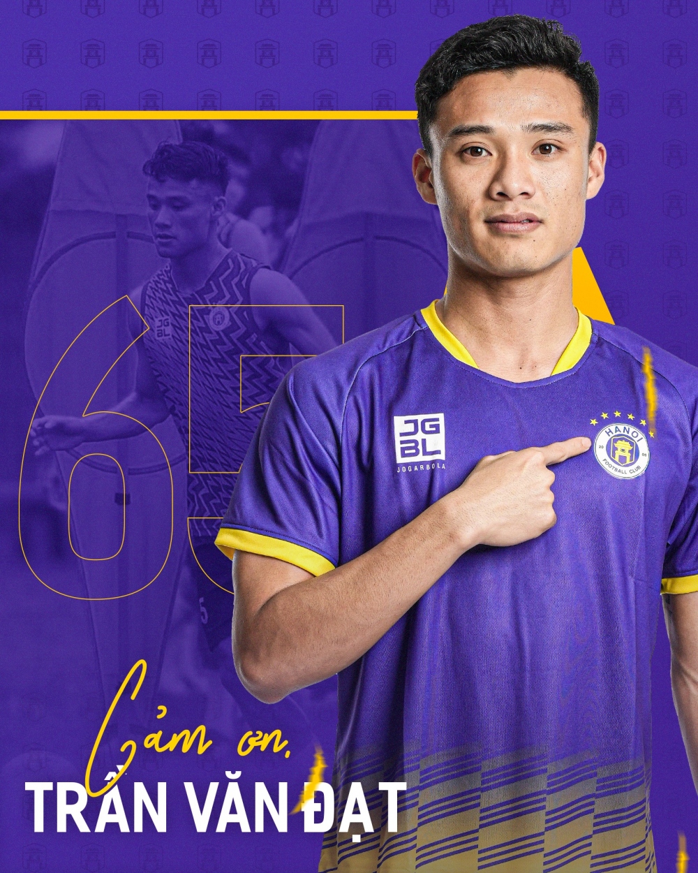 Hà Nội FC chia tay Trần Văn Đạt.